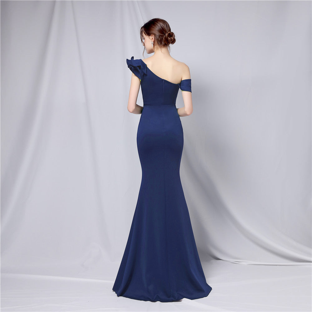 Delana Elegant Formal Charming One Shoulder Dress