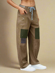 FILOMENA -LOOSE CUT PATCHWORK JEANS