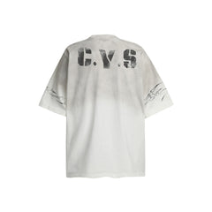 Street Mottled Print t-Shirt Hip-Hop Top