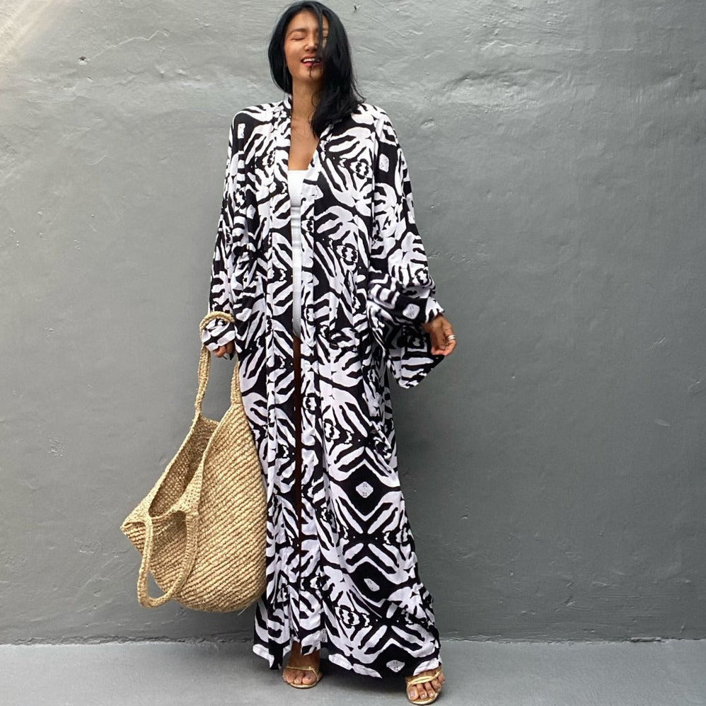 Beach Cover-Up Rayon beach dress