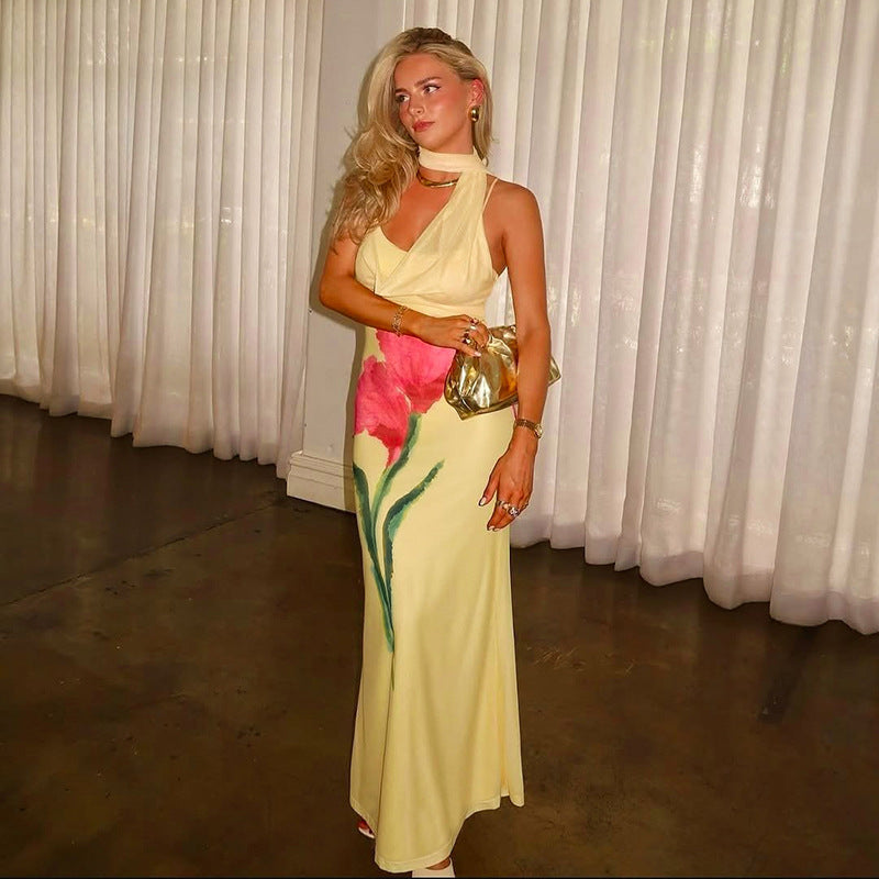 Backless Maxi Dress