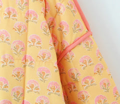 Floral Print Stand Collar Patchwork Jacket