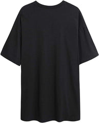 Round Neck T-Shirt With Short Sleeves And Letters