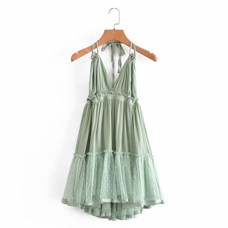Weekend Getaway Stylish Linen Skater Dress