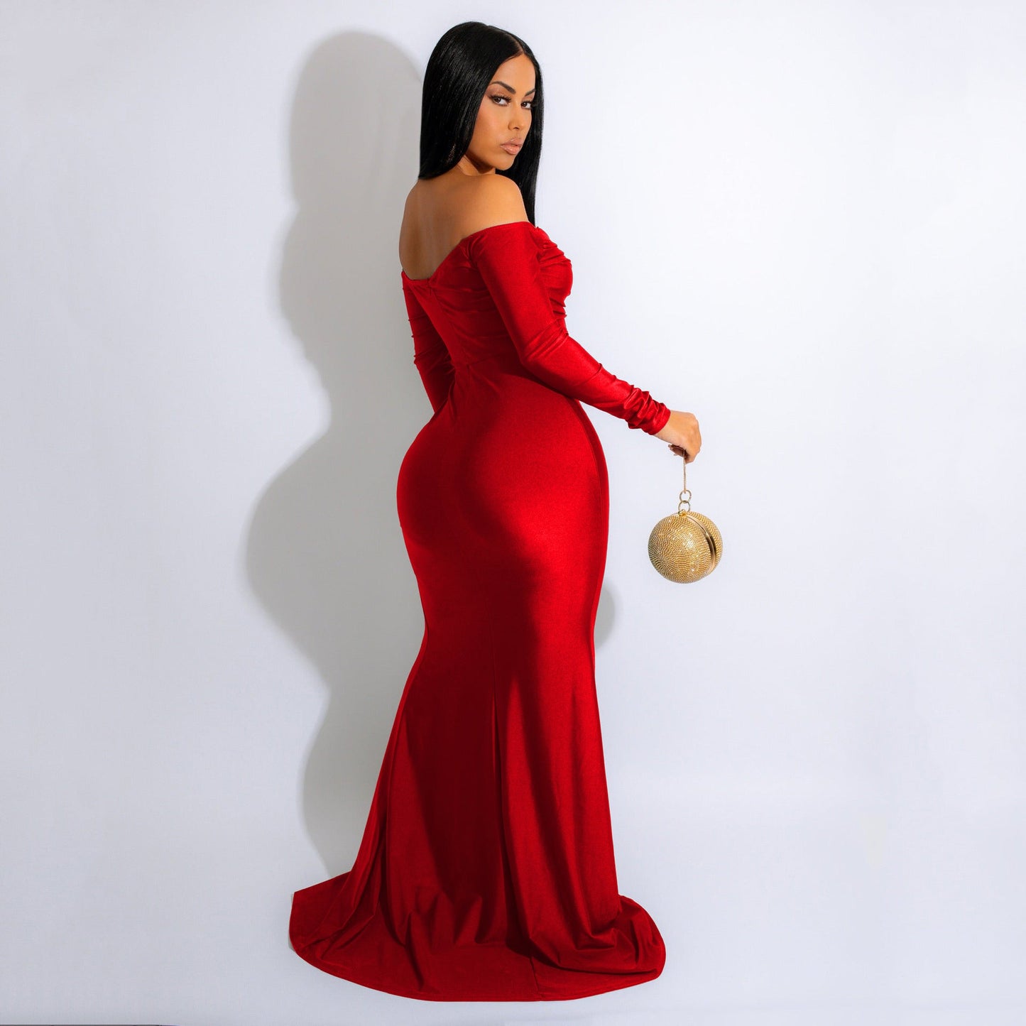 Larsa Formal Velvet Charming And Lace Mermaid Dress