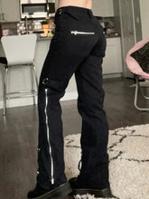 New Gloomy Punk Gothic Y2K Patchwork Pant