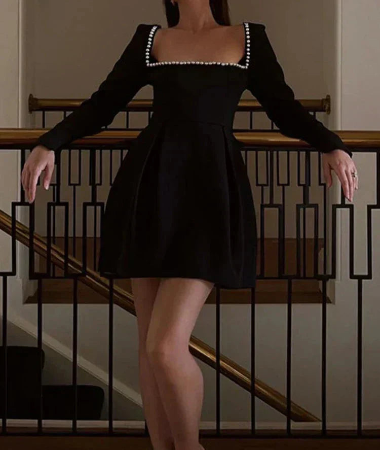Lily/ Detail Short Dress