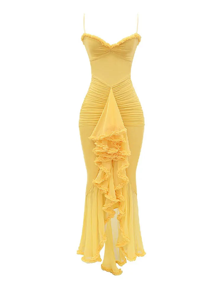 Jessica’s Radiant Ruffle Dress