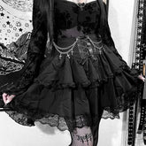 Drawstring Ruffle Fairycore Skirt