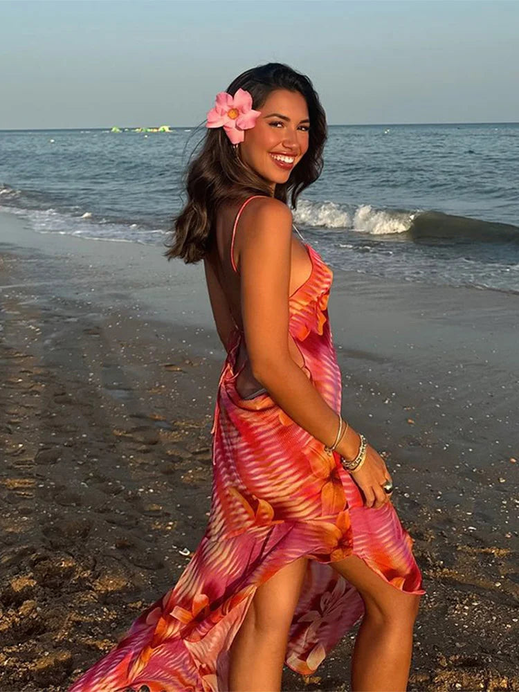 Vibrant Tropical Dress