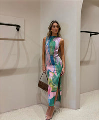Pastel Maxi Dress