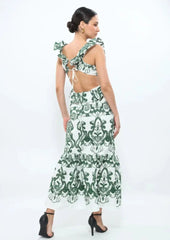 Ruffled Maxi Dress