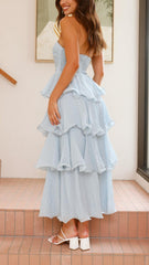 Tiered Ruffle Maxi Dress