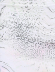 JOSEPHINE MINI SKIRT - WHITE : ANIMAL : ANIMAL PRINT