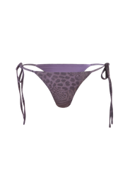 JESSALYN BIKINI BOTTOM - PURPLE TIGER