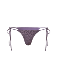 JESSALYN BIKINI BOTTOM - PURPLE TIGER