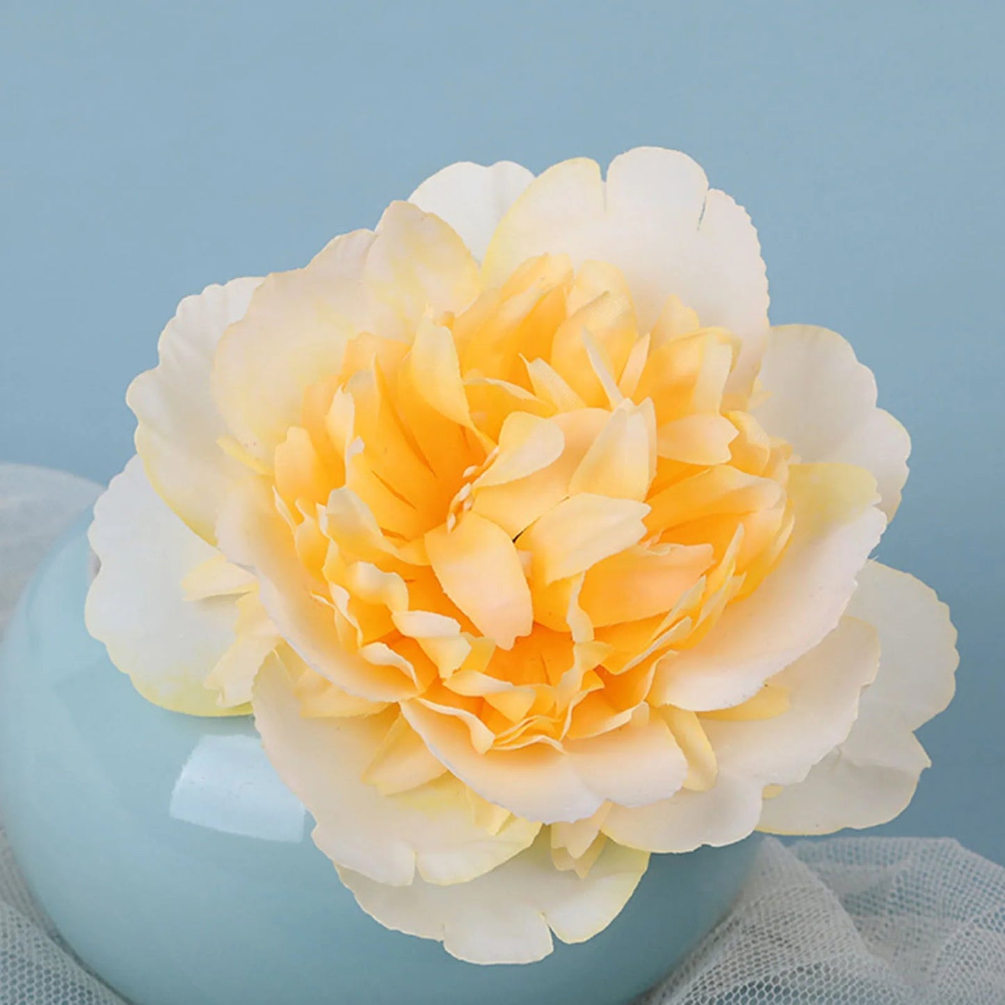 Red Wedding Rose Flower Bride Headdress Hair Accessory
