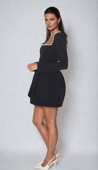Lily/ Detail Short Dress