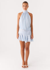 NERIAH - ELEGANT CHIFFON MINI DRESS