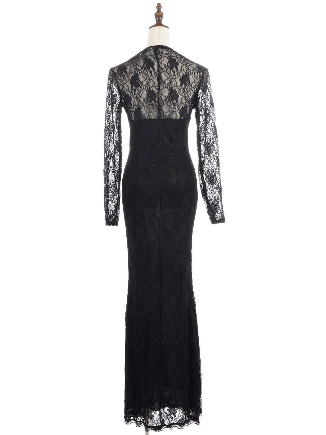 Long Sleeve Lace Maxi Dress