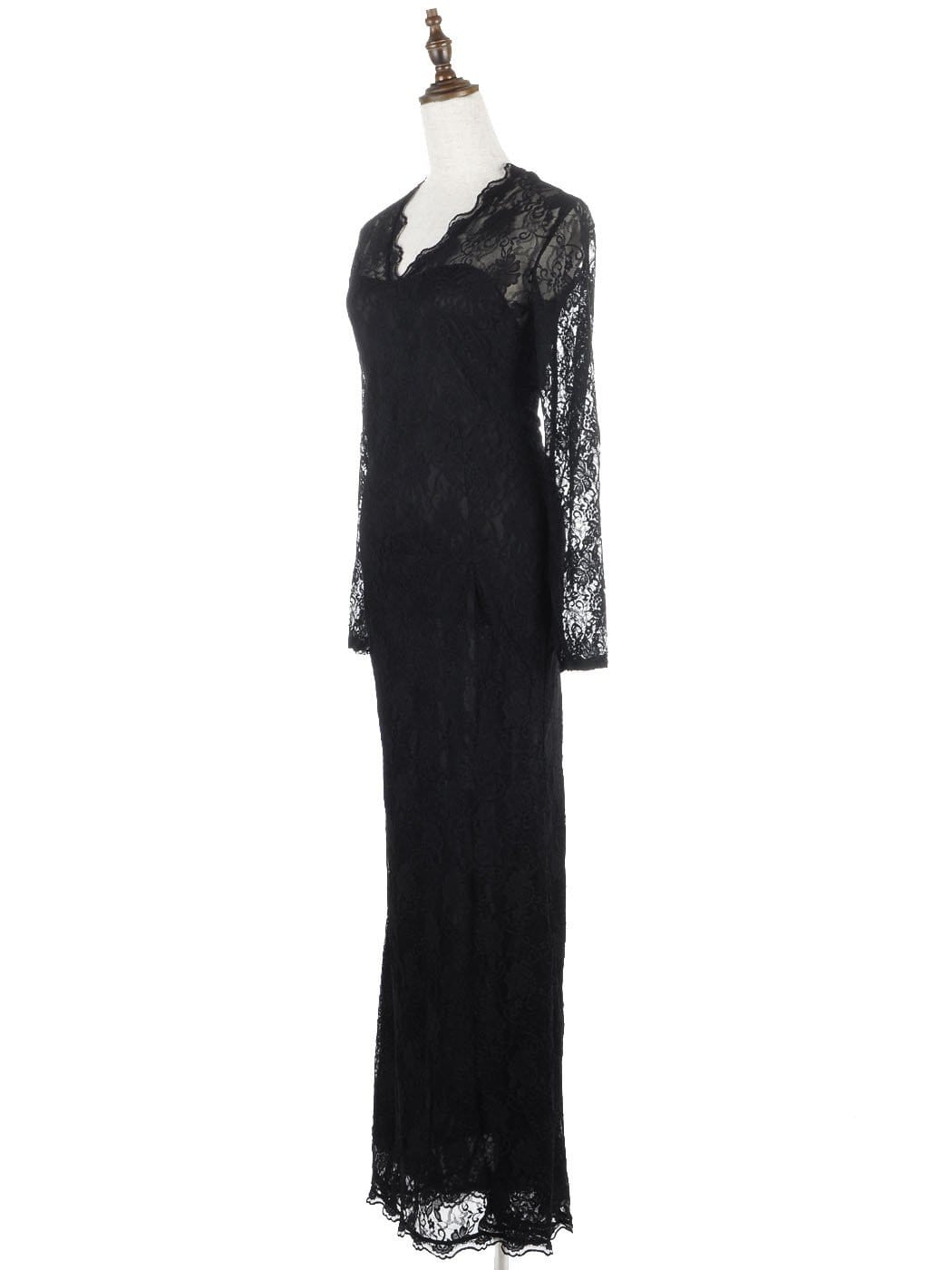 Long Sleeve Lace Maxi Dress