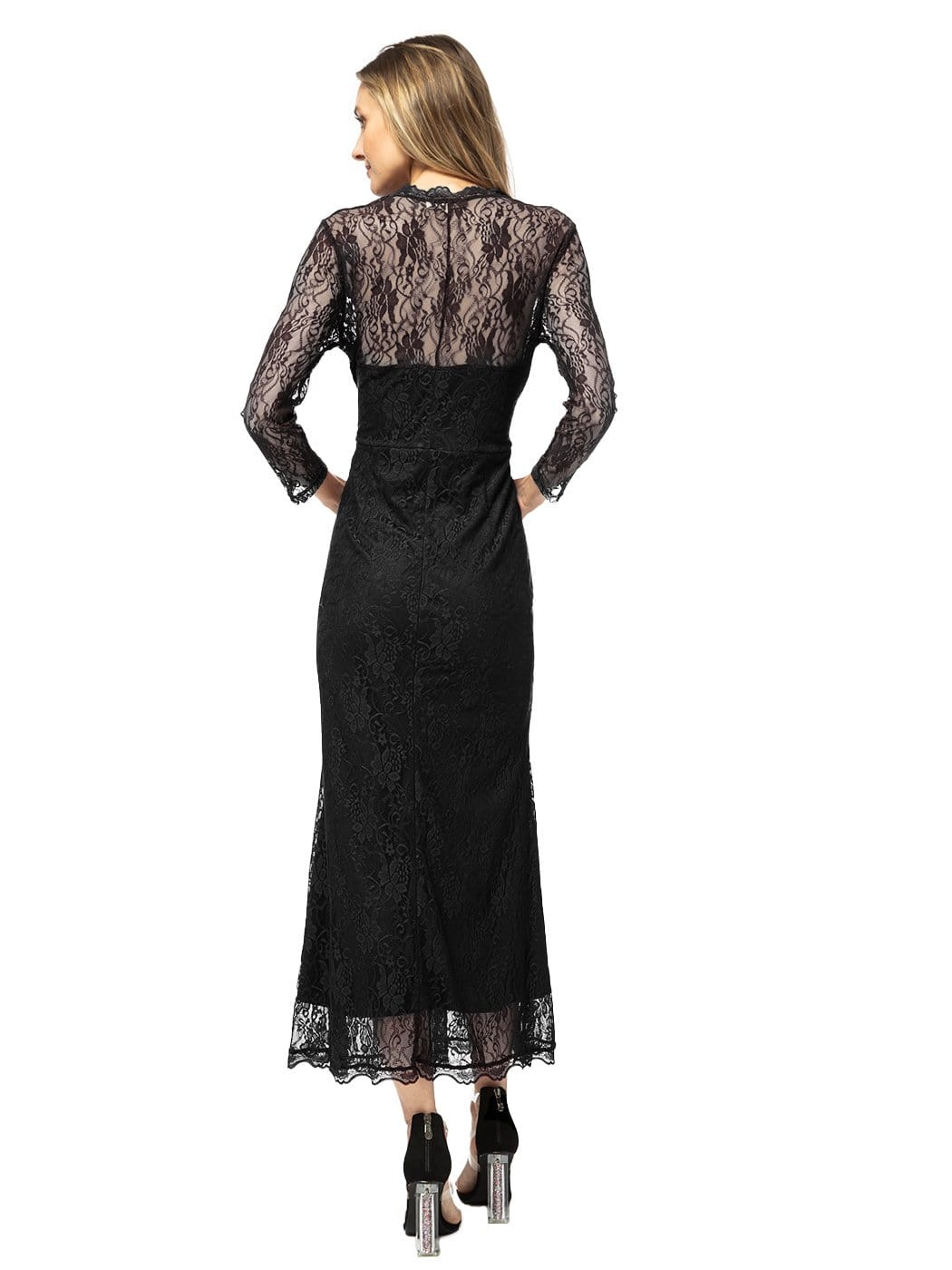 Long Sleeve Lace Maxi Dress