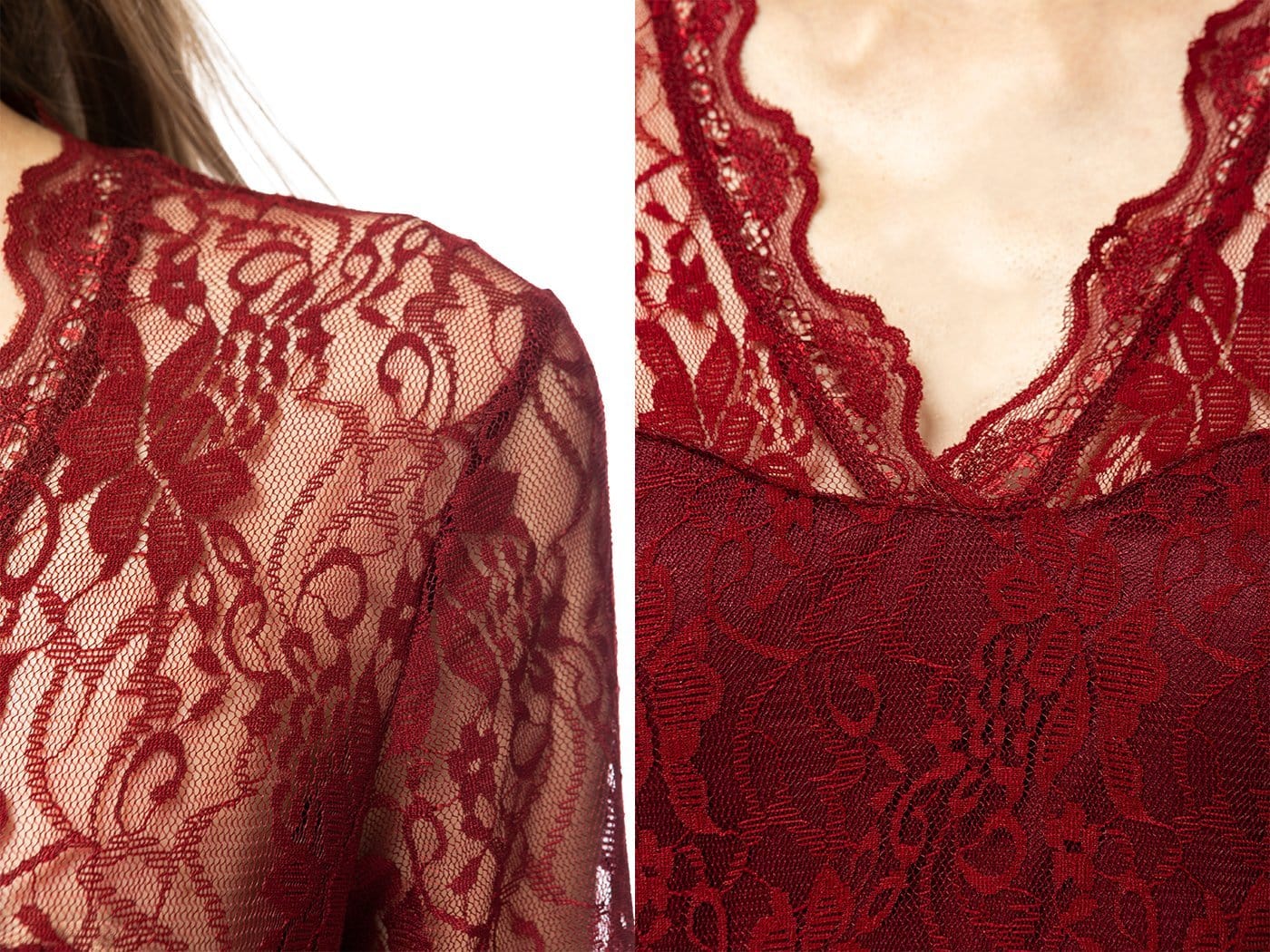 Long Sleeve Lace Maxi Dress