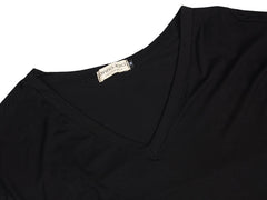 V Short Sleeve Maxi Lounge Dress