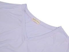 V Short Sleeve Maxi Lounge Dress