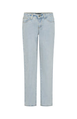 Zara Low Rise Straight Leg Jeans Light Blue