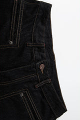 Dragon Illustration Washed Wide Leg Jeans