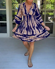 V-neck dress