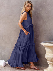 Seravelle CascadeBloom Maxi Dress