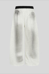 Tie Dye Typography Wide Leg Sweatpants