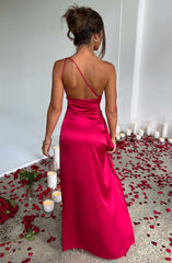 One Shoulder Maxi Dress