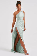 One Shoulder Maxi Dress