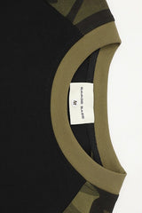 Camo Sleeve Character Graphic Raglan Tee