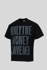Rhinestone Typography Short Sleeve Tee
