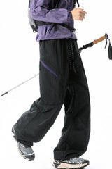 Zip Pocket Technical Wide Leg Pants