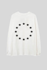Shadow Figure Star Graphic Oversized Sweatshirt