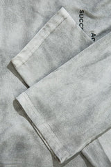 Washed Racing Graphic Layered Long Sleeve Tee