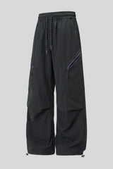 Zip Pocket Technical Wide Leg Pants