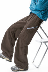 Zip Pocket Technical Wide Leg Pants