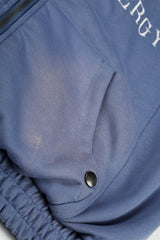 Fleece Lined Varsity Washed Zip Coat