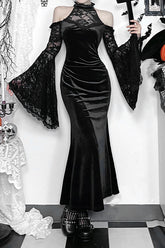 Off Shoulder Witch Gothic Dress