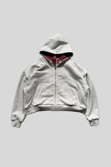Reversible Plaid Full Zip Hoodie