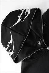 Calligraphy Typography Full Zip Hoodie