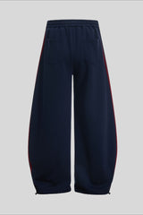 Vintage Embroidered Barrel Leg Sweatpants