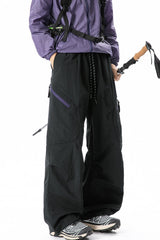 Zip Pocket Technical Wide Leg Pants
