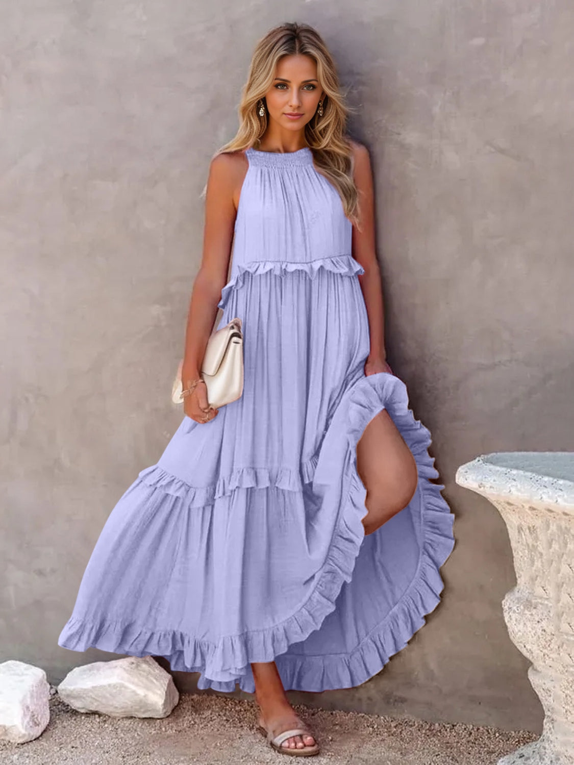 Seravelle CascadeBloom Maxi Dress